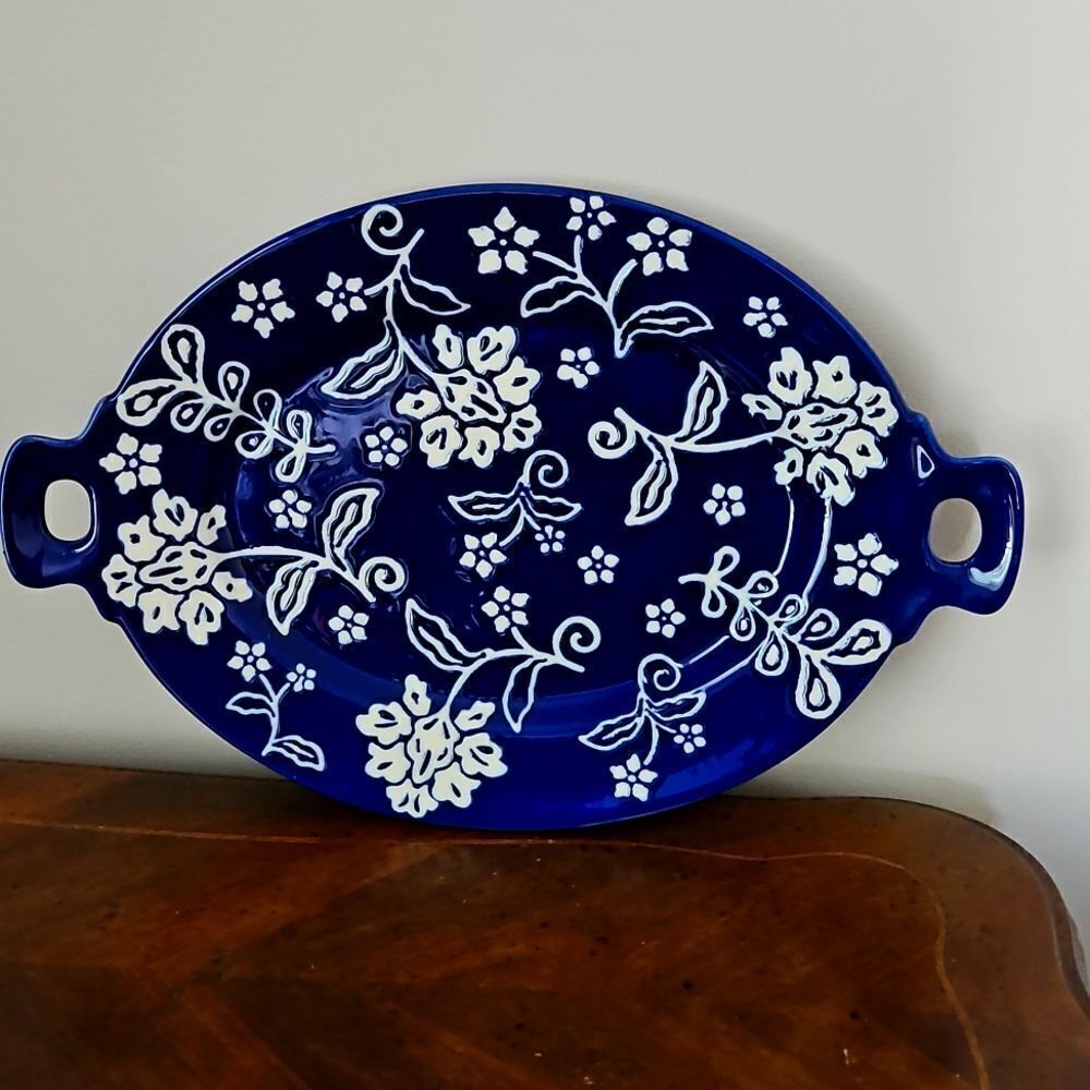 Vintage Cook's Essentials Stoneware serving plate